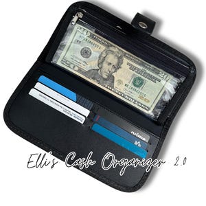 Elli 2.0| Cash Organizer, Cash Binder, Savings Organizer, Budget binder, Cash Envelopes, Budgeting Tools, Budget Binder with Cash Envelopes