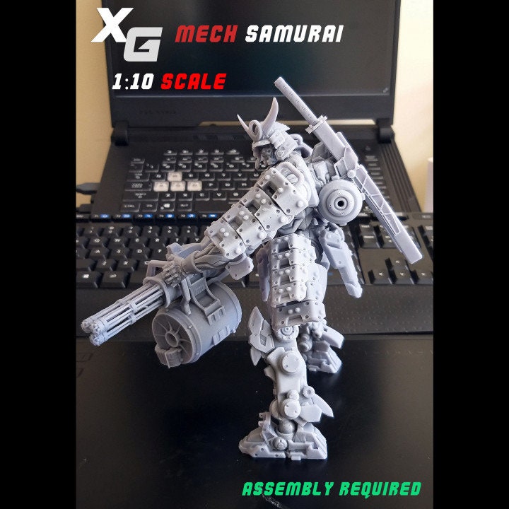Samurai 170 Mm Size Total Mecha Mech Dreadnought by Extra Guy - Etsy
