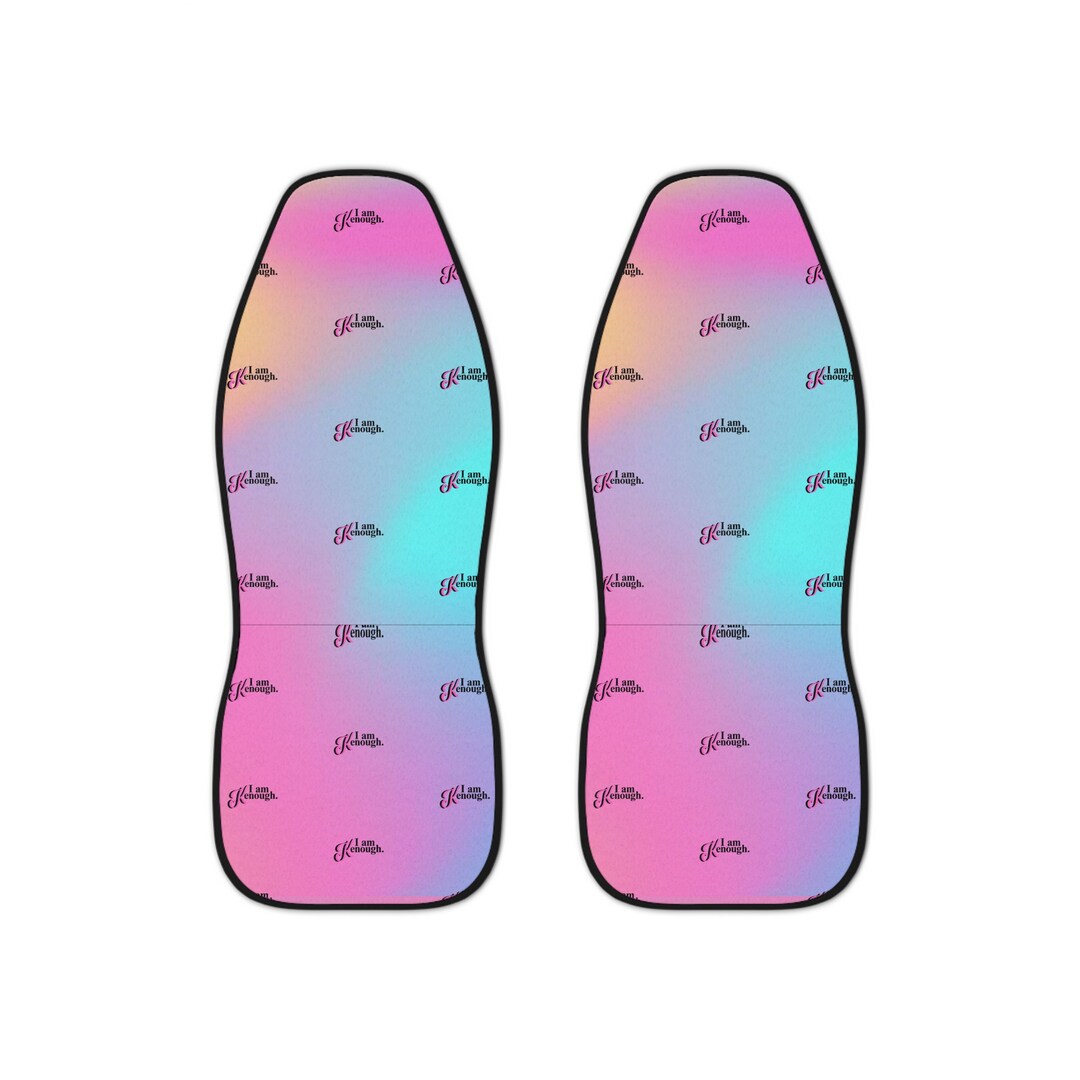 I Am Kenough Barbie Pink Car Seat Covers Dream Barbie Car Etsy