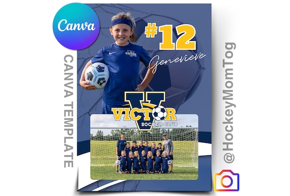 Soccer Team Memory Mate *CANVA* Template
