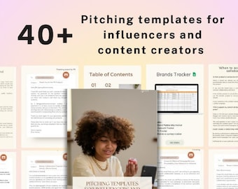 Brand Email Pitch | UGC Brand Email Pitch Templates | and Instagram Partnership Scripts