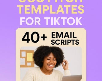 TikTok UGC Pitch Templates | 40+ Brand Email Scripts for Content Creators + Free Tracker