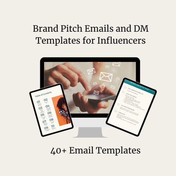 Influencer Pitch | UGC Brand Email Pitch Templates | and Instagram Partnership Scripts