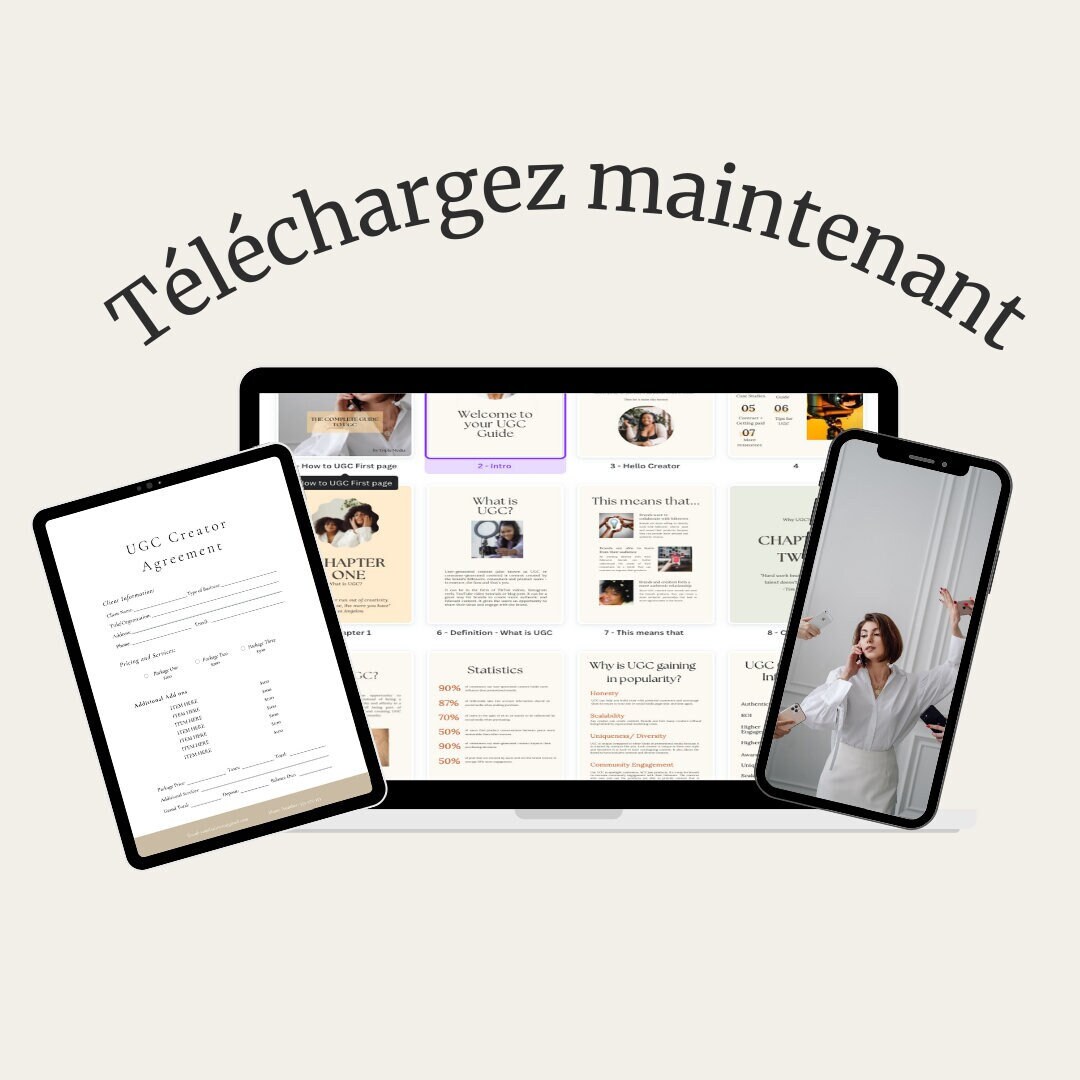 Le Guide Complet Pour Créateurs UGC UGC Kit Ugc Portfolio Contenu