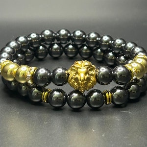 Lion Hematite Bracelet