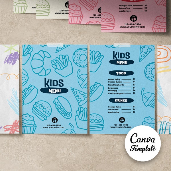 Breakfast Lunch Snack Menu Printable - Etsy