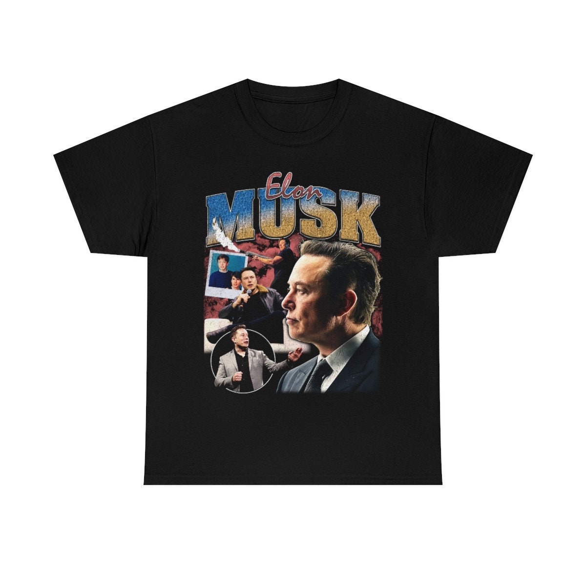 Discover ELON MUSK vintage shirt - Elon Musk Tesla Twitter bootleg 90s retro t-shirt