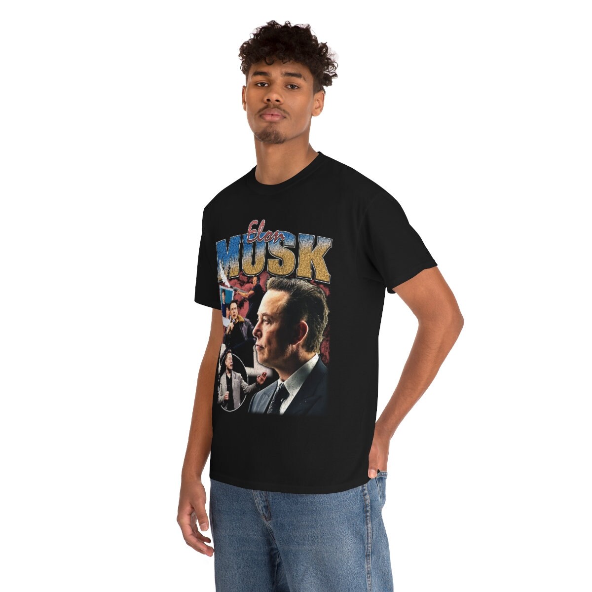 Discover ELON MUSK vintage shirt - Elon Musk Tesla Twitter bootleg 90s retro t-shirt