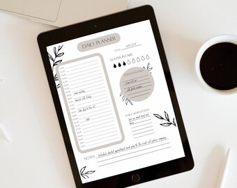 Neutrale blad dagelijkse planner