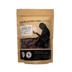 Ganze rohe Kakaobohnen - 100% ganze Bohnen aus Peru | Ungeröstet, Erbstück, Direkthandel, Veganes Superfood
