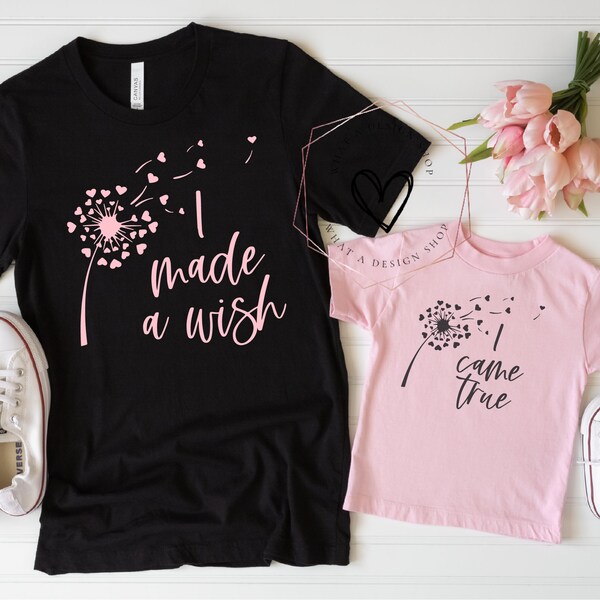 I made a wish I came true  Svg Cut File, svg files for cricut, Mum Mom Digital Design, Mothers Day Svg Png, Mama Shirt Svg Gift For Mum Svg,