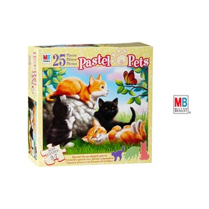 Milton Bradley® Pastel Pets Kitten Puzzle, (25 Pieces), Hasbro®, (04288-5), Vintage - (2003)