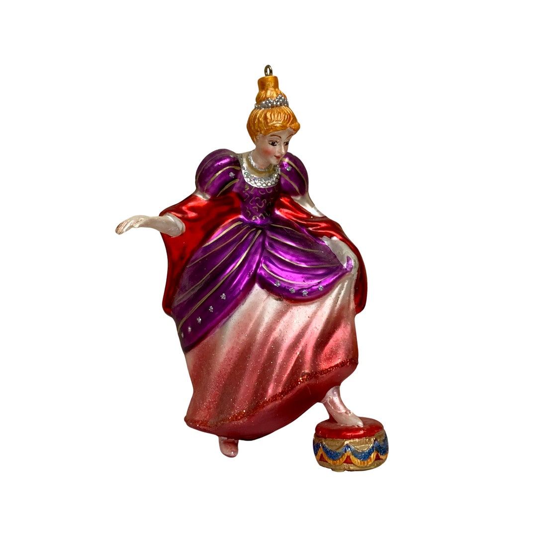 Robert Stanley cinderella Ornament, Storybook Collection, Blown Glass