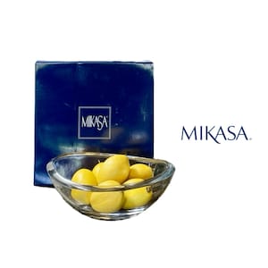 Mikasa® Galatee Crystal Bowl, (9.75&quot;), Seamless Crystal Glass All Purpose Bowl, (Model No. SW 215/725), France, Vintage - (1980&#39;s)