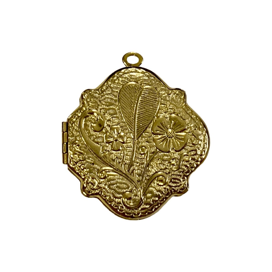 Frond Vintage Locket Necklace