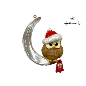 Hallmark &quot;Christmas Owl&quot; Keepsake Ornament, Owl Ornament, Handcrafted, (QX4441), Vintage - (1984)