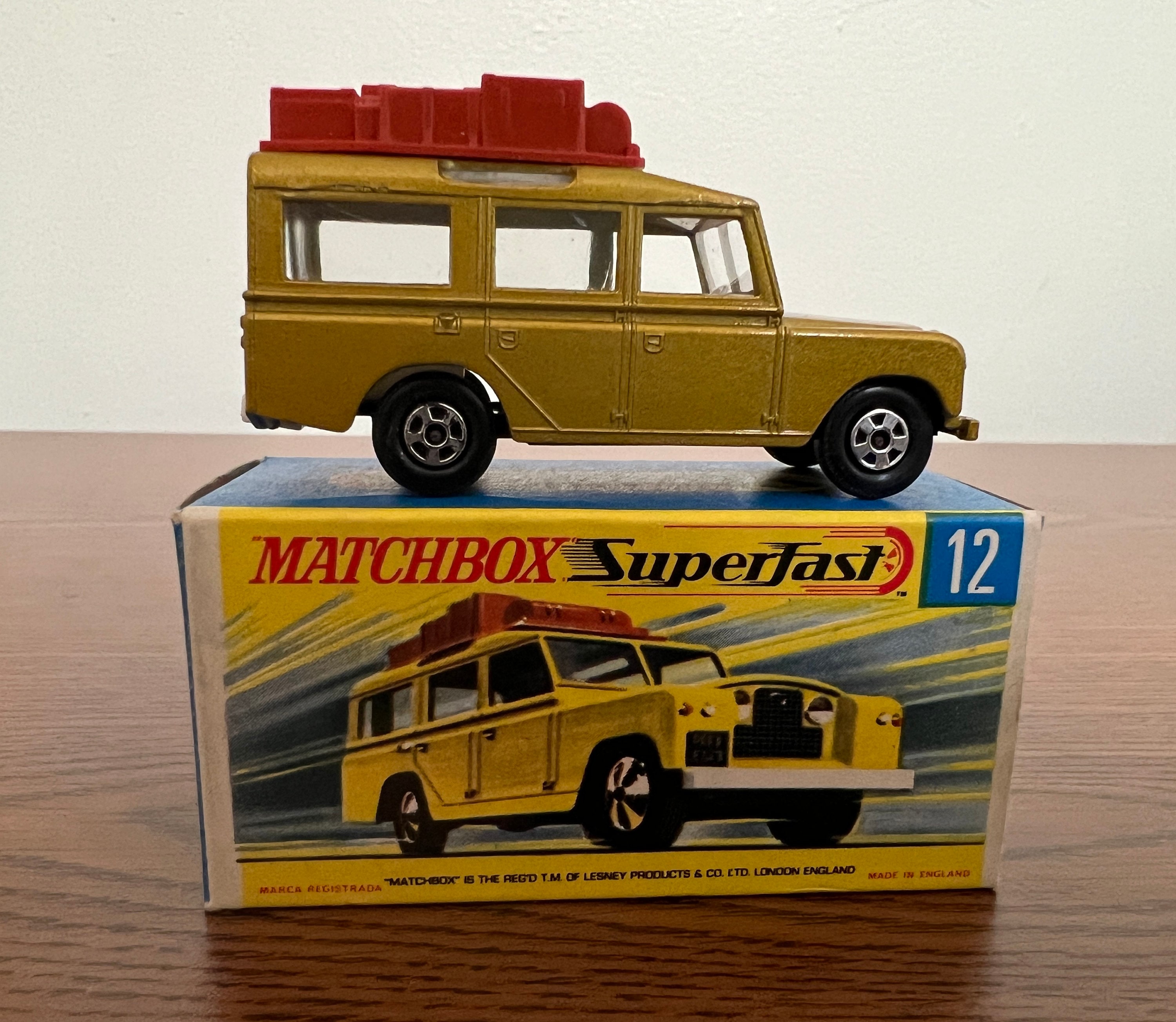 Matchbox Superfast 12 Safari Land Rover – Boîte D'origine, VNMIB, Collection