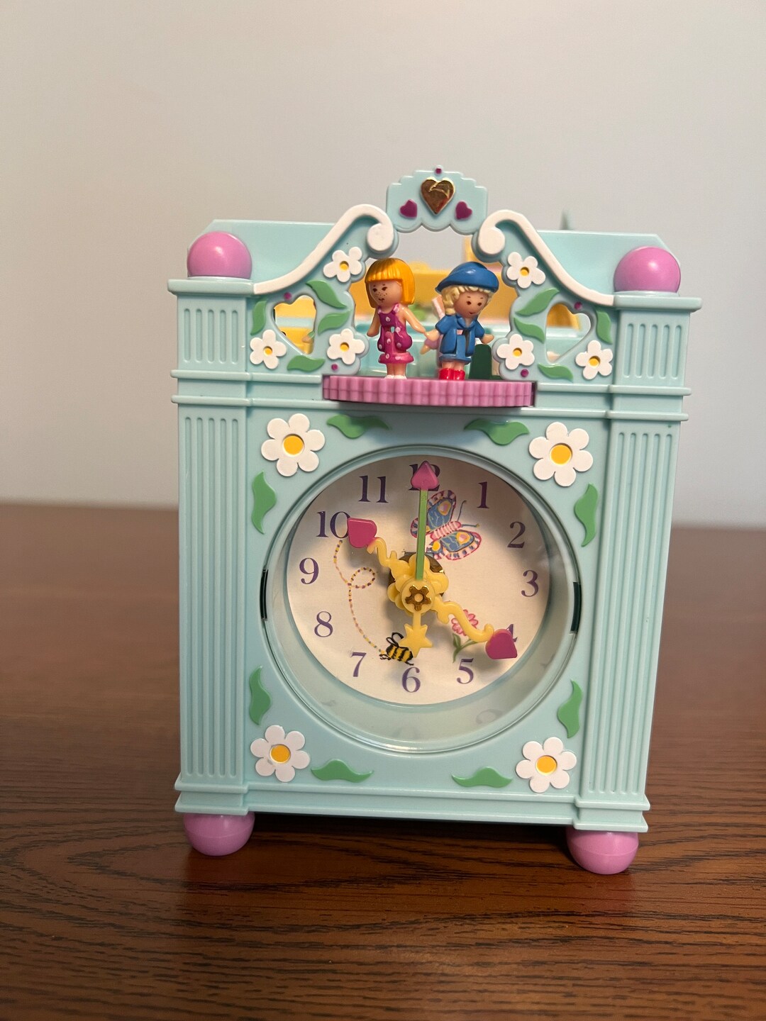 Horloge rose + 1 doll Funtime clock 1991 - Jeux & Jouets