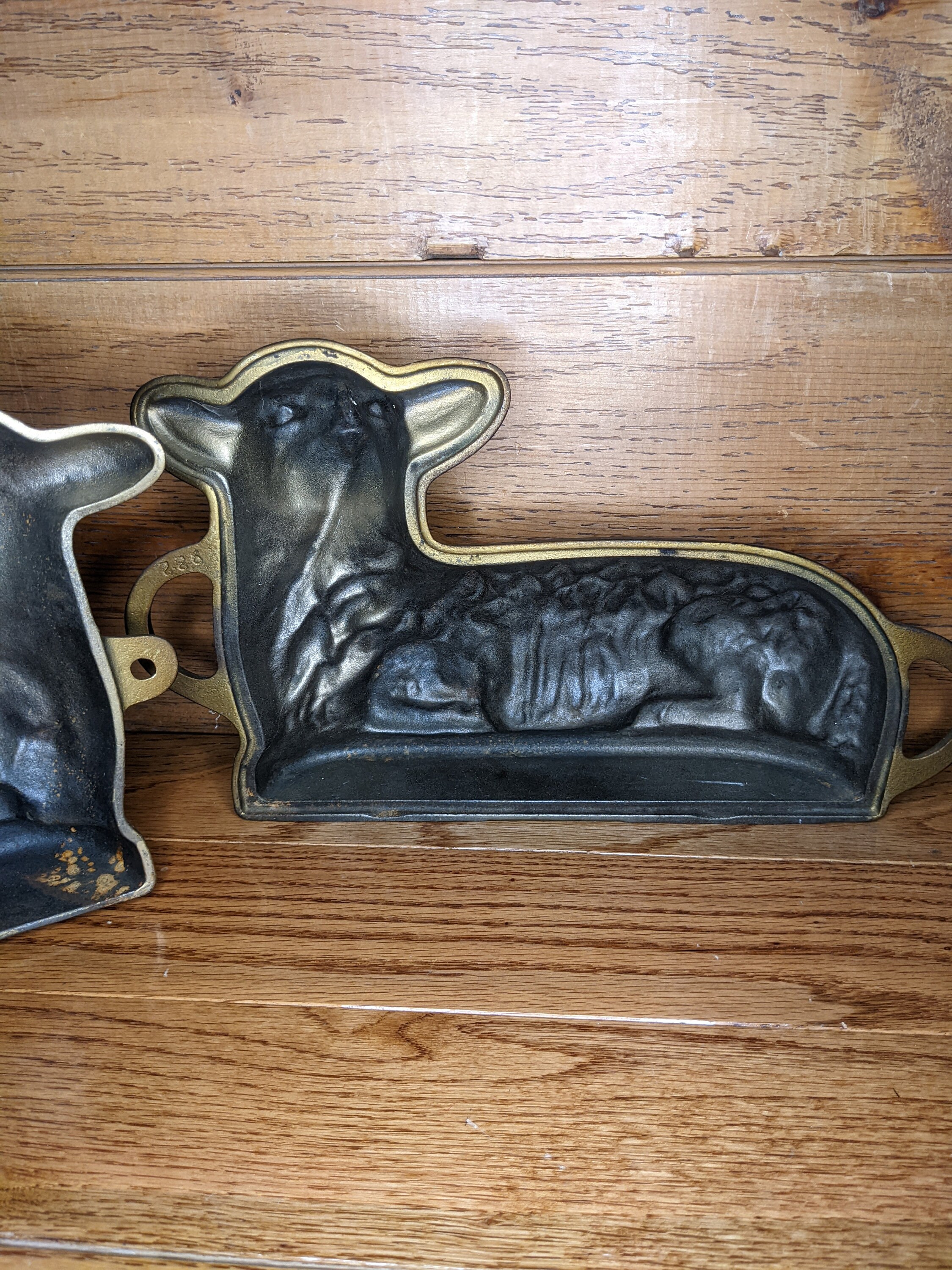 Antique Griswold Lamb Cake Mold Etsy