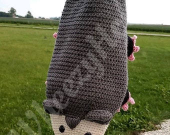 Opossum Einkaufstasche Halter Muster häkeln