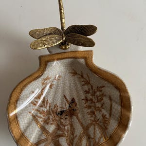 Brass Winged Shell Keepsake Dish