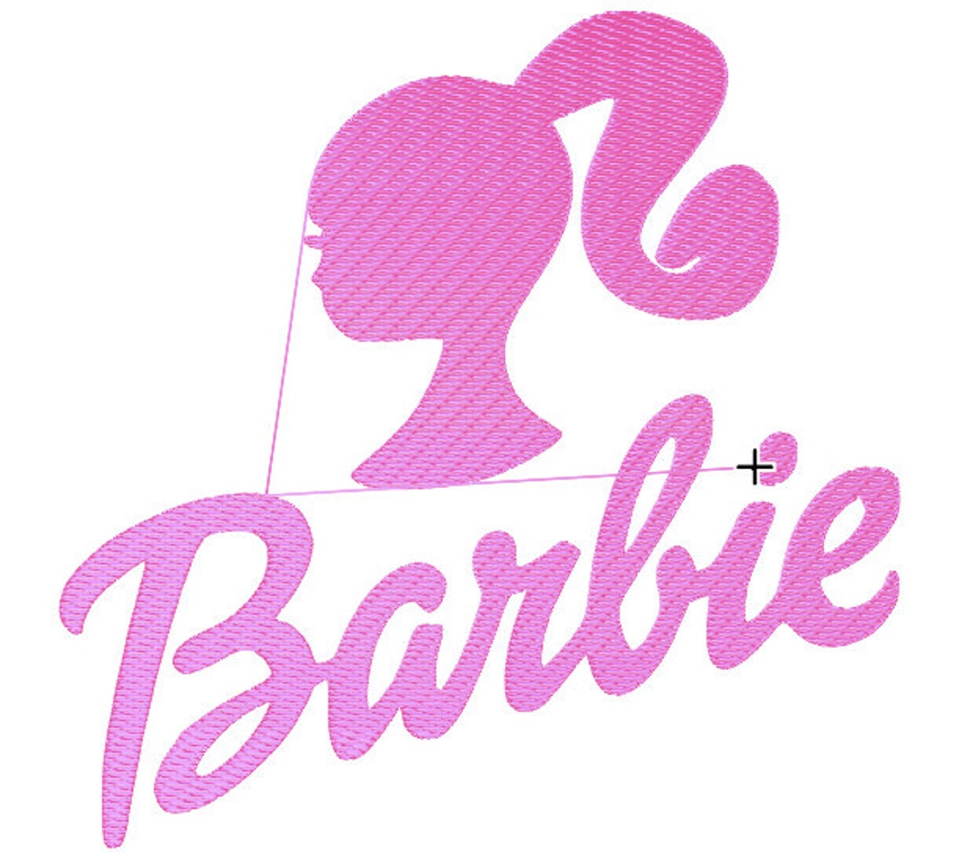 BARBIE Embroidery File PES JEF Embroidery File Jef Pes - Etsy