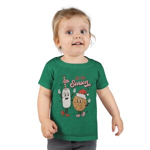 Tis The Season Milk and Cookie Toddler T-shirt