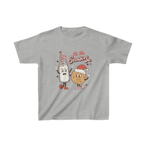 Tis the Season Milk and Cookie Kids Tee