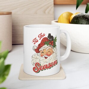 Caneca de café do Papai Noel de Natal