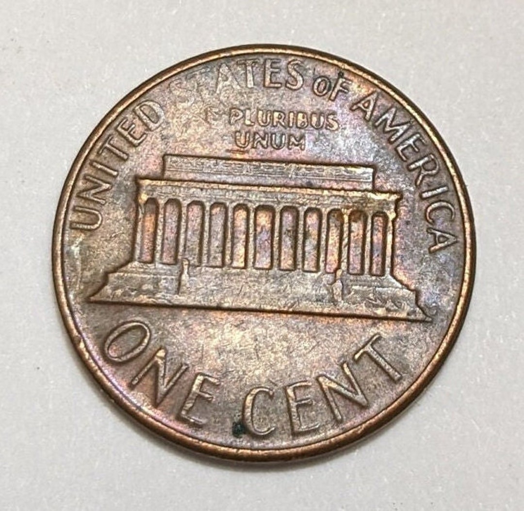 1977 D Lincoln Penny With Strike Through Grease ERROR on - Etsy