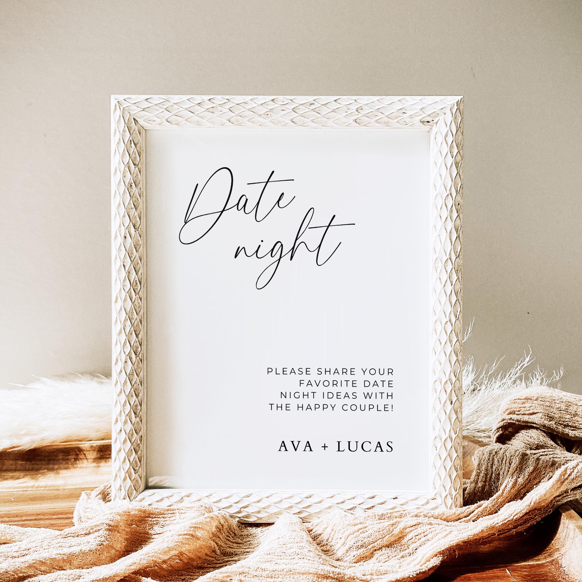 date-night-cards-and-sign-template-date-night-jar-wedding-reception-idea-minimalist-date-night-suggestion-printable-cards-with-signage-etsy
