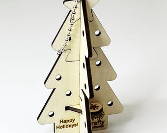 XTree Ornament Puzzle – DIY Puzzle & Ornament – Original Design – Custom Engraving – Part of the Series