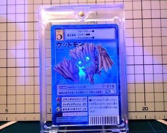 Digimon 3D Card | LED lightened | Shadowbox | Bo-946 ウッドモン Woodmon | Handmade | DTCG