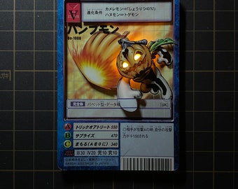 Digimon 3D Card | LED lightened | Shadowbox | Bo-1008  パンプモン Pumpmon | Handmade | DTCG
