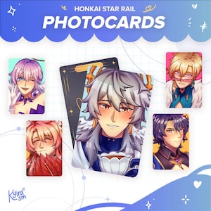 Cartes photo mates Honkai Star Rail