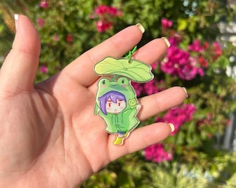 Stardew Valley Sebastian Frog-cosplay-sleutelhanger | Acrylhanger Stardew Valley