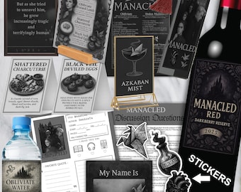 Manacled  | Book Club Kit | Canva Edible | Booktok |  Book Club Printables | Fanfiction