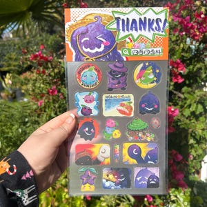 Stardew Valley Clear Stickers | Krobus & Junimos!