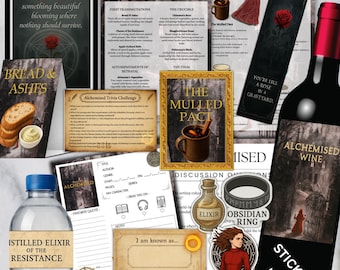 Alchemised | Book Club Kit | Canva Edible | Booktok |  Book Club Printables