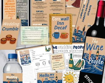 The Wedding People / Kit per il club del libro / Canva Edible / Booktok / Materiali stampabili per il club del libro