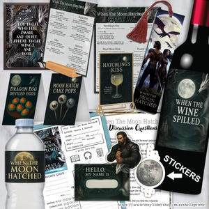 When the Moon Hatched | Book Club Kit | Canva Edible | Booktok |  Book Club Printables