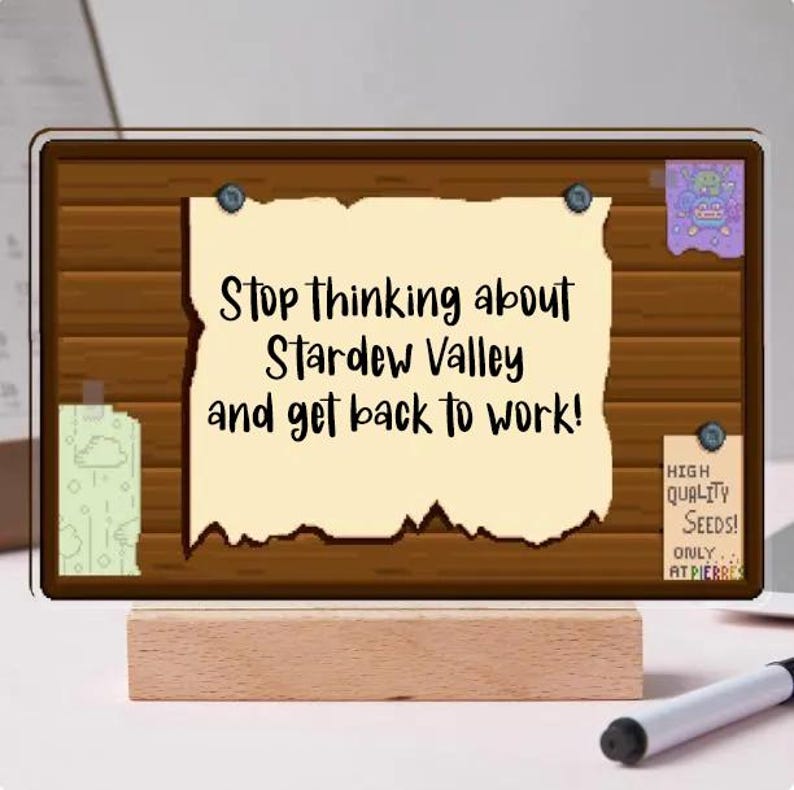 Stardew Valley Dry Erase Message Board image 1