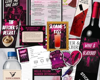 Butcher & Blackbird | The Ruinous Love #1 | Book Club Kit | Canva Edible | Booktok | Book Club Printables