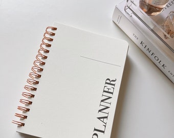 Academic Planner 2024 | PLANNER cover | 12 month | Monthly & Weekly pages | Wire bound | College Planner | Perfect Gift for Student