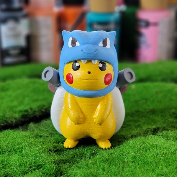 cosplay pikachu blastoise figure from pokemon