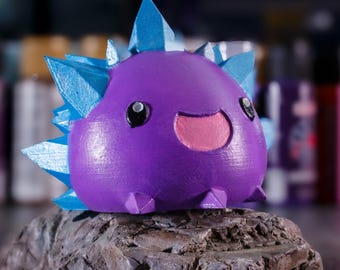 3D Printed Crystal Slime From Slime Rancher- Hand Painted Slime