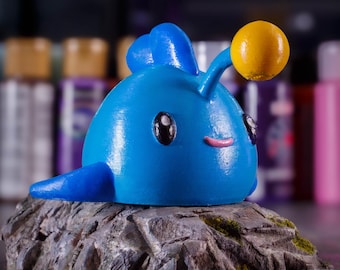 3D printed angler slime from slime rancher- hand painted slime figures for cute decor