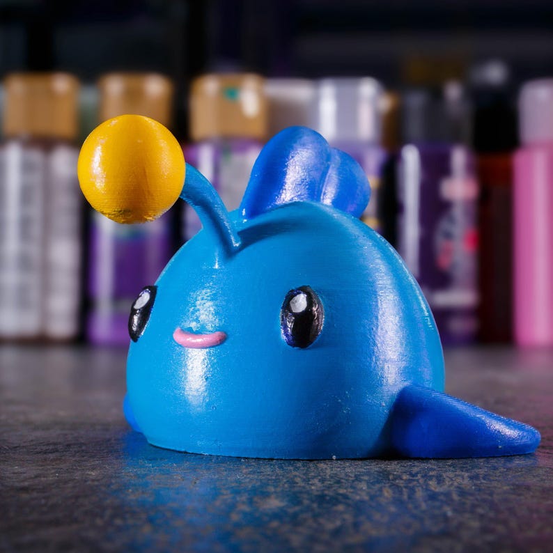 3D Printed Angler Slime From Slime Rancher- Hand Painted Slime Figures ...