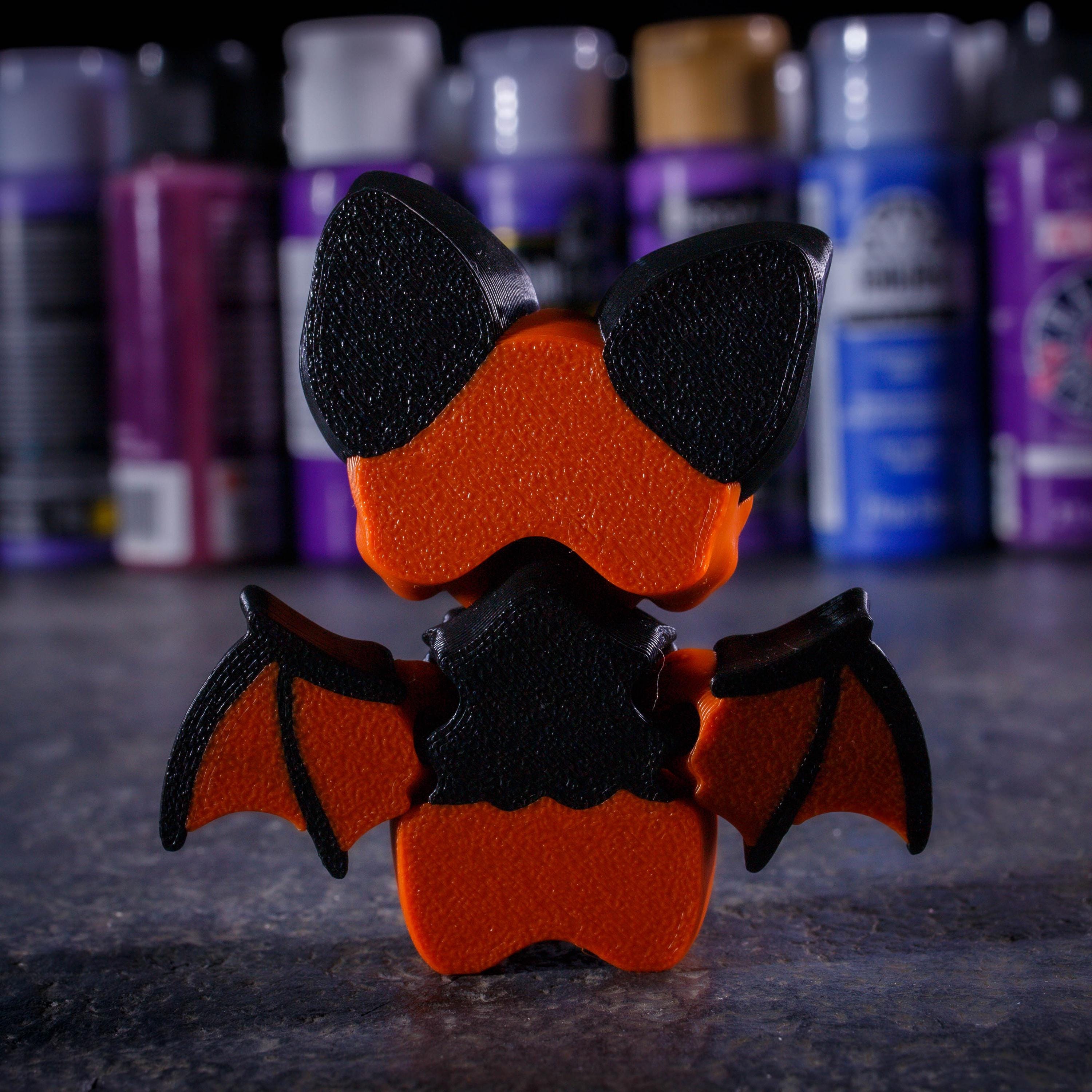 3D Printed and Articulated Bat Pixie Fidget Figure - Etsy