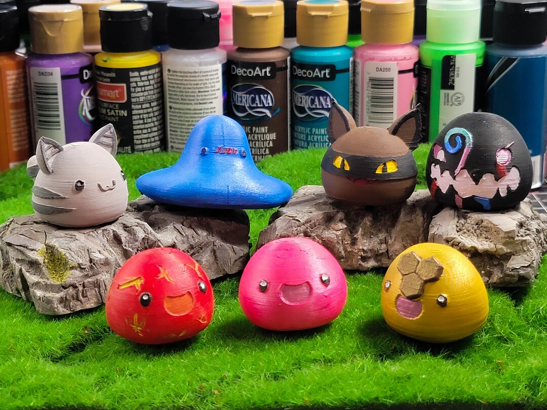 Slime Rancher 7 Slimes From the Moss Blanket Etsy